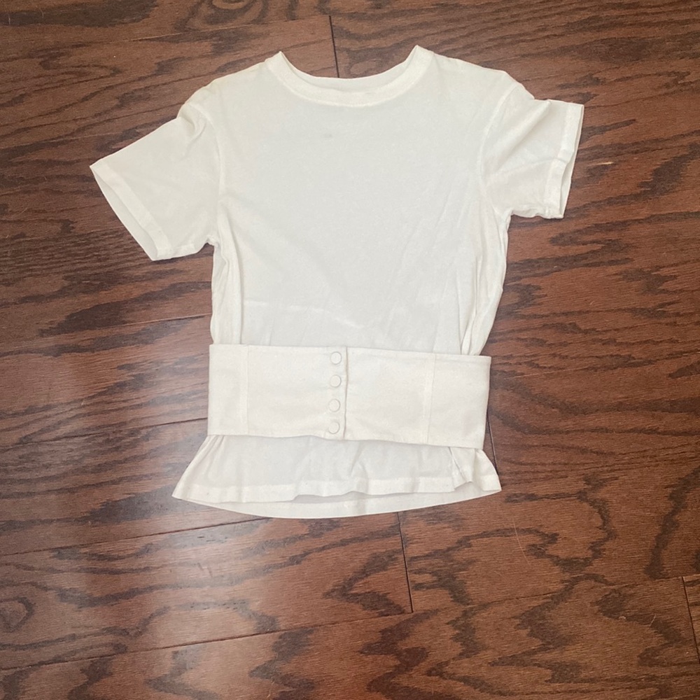 Jonathan, Simkhai corset T-shirt